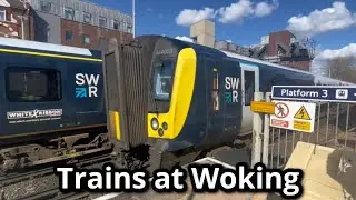 Trains at Woking