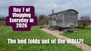 Day 7 of Vlogging EVERYDAY of 2026! This is your sign to stay in a ✨ Shepherd's Hut ✨