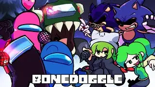 Bonedoogle but everyone sing it【Friday Night Funkin】
