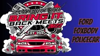Fox Body Mustang Police Car Violating the Law in the Burnout Circle | Burnout for Kids