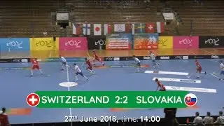 WUC 2018 - SUI v SVK Highlights (Men)