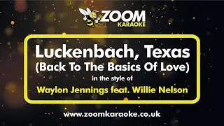 Waylon Jennings (feat. Willie Nelson) - Luckenbach, Texas (Karaoke Version) with Lyrics On Screen
