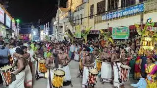 Kerala drums in padmavathi ammavari temple 
