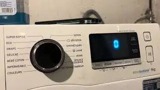 Musique machine &agrave; laver Samsung Eco bubble technology 