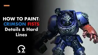 HARD LINES with OIL PAINT : Painting Space Marines with Oils