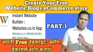 Create Your Free Website,Blogs,eCommerce store|Instant Website Builder:Websites.co.in App