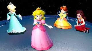 Super Mario Party Jamboree Minigames - Peach Vs Daisy Vs Rosalina Vs Pauline (Hardest Difficulty)