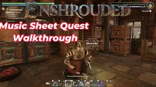 Enshrouded - Music Sheet Quest Walkthrough | How to Unlock the Sheet Music & Play Tunes #enshrouded