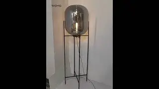 WOMO Glass Lantern Floor Lamp-WM7015 #light #lighting #homedecor #modernlighting #floorlamp