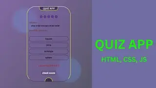 How To Make A Quiz App With JavaScript.