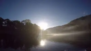 Cotter White River Trout Fishing May 2018 Drone Footage