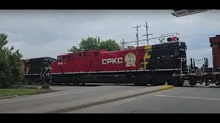 7/6/2025 CPKC 247 CP 8960, CP 9766, CP 8737 @TrainswithAndy