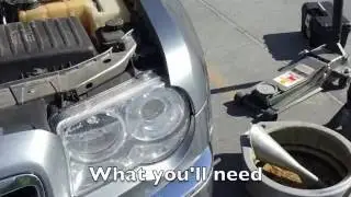 DIY: 2006-10 Chrysler 300C 5.7l V8 Hemi Oil Change Tutorial