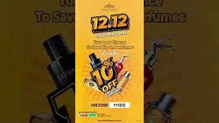 12.12 Special Offer &ndash; Get 10% OFF on Top Branded Perfumes  #brandedperfumes #perfume #sale  #beauty