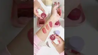 aou glowy tint balm new shade swatch! 🍓🫐✨ #aou #hemeko