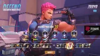 Overwatch Cocco Playing As Zarya With 45 Elims on PTR