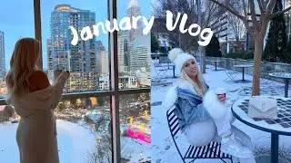 January Vlog | NYE & Snow in Charlotte!! ❄️