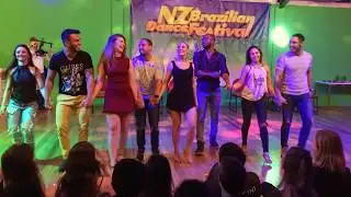 Kadu, Larissa, William, Paloma, Leo, Becky, Arthur & Layssa -  NZ Brazilian Dance Festival 2018