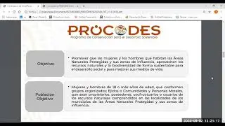 PROCODES Programa de Conservación para el Desarrollo Sostenible  CONANP. #MiPymeSustentable