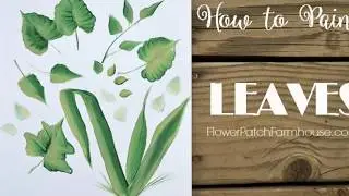 How to Paint Leaves (beginner friendly)