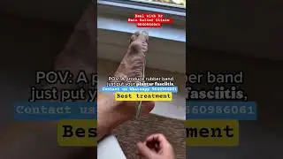 Plantar Fasciitis Pain Relief | Easy Rubber Band Exercise at Home #healwithdr #footpainsolutions