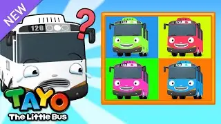 Colorful Rainbow Car Wash🌈 | Learn Colors | Color Song for Kids | Tayo the Little Bus