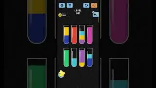water color sort Level no 891 a best game walkthrough solution IOS/android