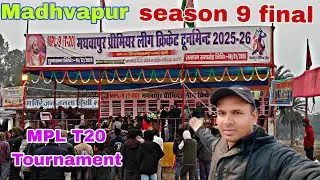 MPL Season 9 Madhwapur Tournament Final Maha Mukabala #vlog 