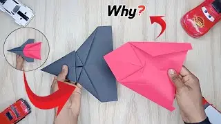 How to make paper airplane? Paperplane kaisy bnanaye?(handmadeplane05)