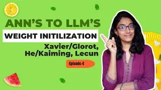Neural network weight initialization techniques - Xavier/Glorot | He/Kaiming | LeCun #learnintamil