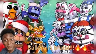 [SFM FNAF] Sister Location vs Christmas Originals @thebluebear5351 reaction
