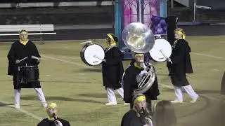 Drummer girl in Union Pines marching band
