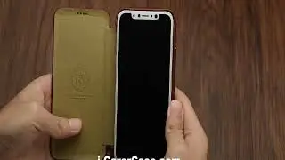 iCarer iPhone XS Vintage Genuine Leather Case