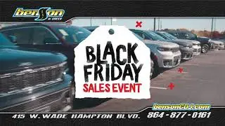 Black Friday Sales Event - Benson Greer