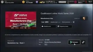 GT7- Manufacturers Cup 2026, Road Atlanta first race, ninth place 🏁 ART Team 🇮🇹