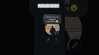 attitude notes edit Instagram