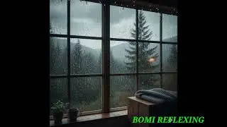 Rain Sounds on the Window with Thunder | Light Rain for Sleep, Study and Relaxation, Meditation