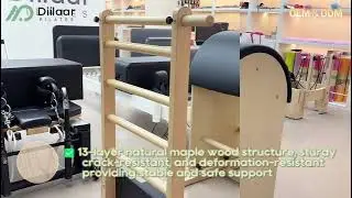 Raetin Maple wood Pilates Barrel is crafted with a unique lamination process