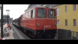 Train Travel in Europe Austria Narrow Gauge Railroad from St. P&ouml;lten to Mariazell