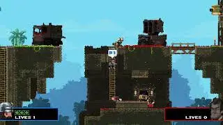 BROFORCE stage 3 gameplay