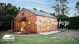 Scott&rsquo;s multi-purpose family barn | Cedarspan Wood Storage Sheds