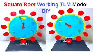 square root mathematics working model tlm for B.Ed Students | @howtofunda | craftpiller