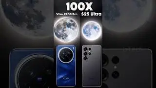Тест Samsung Galaxy S25 Ultra против Vivo X200 Pro Live Moon Zoom