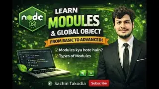 Node.js Modules & Global Objects Explained | Core Modules in Node.js (Hindi)