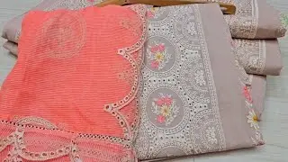 Trendi লেজারকারী 🧡🩶 এসময়ের ড্রেস | Exclusive Party Dresses | Three Piece Collection Kenakata 