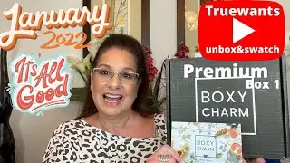 Boxycharm Premium January 2022 Box 1 of 2 PAID $39.99 Value $200.00! Soo Good!! Unboxing & Swatches