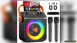 T35 High Power Karaoke Bluetooth Speaker Music Rhythm Light 360 Degree Stereo Surround Wireless Sub