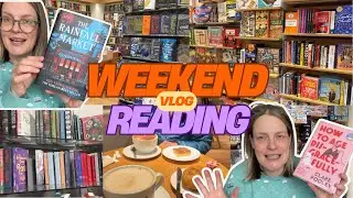 Weekend reading vlog | bookish adventures, art galleries & library finds 🌻