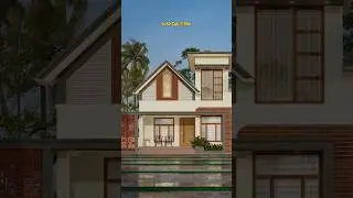 1450 Sqft ൽ അതിമനോഹരമായ 3bhk വീട് #3delevation