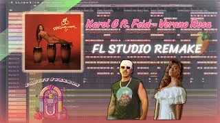 Karol G ft. Feid - Verano Rosa (FL Studio Remake) | Instrumental 🌺